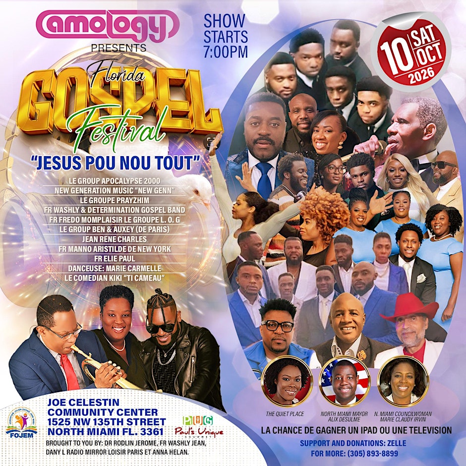 Folder de Florida Gospel Festival (4e Édition)