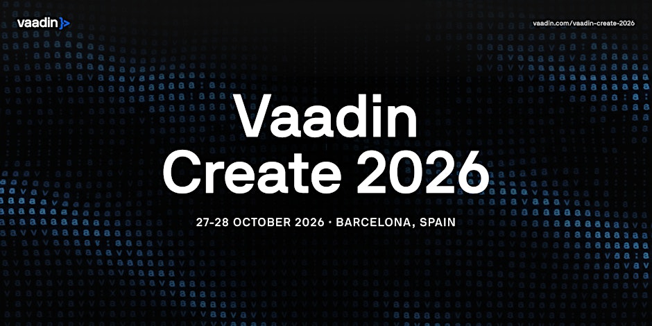 Folder de Vaadin Create 2026