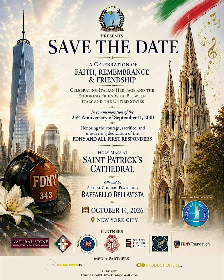 Folder de A Celebration of Faith, Remembrance & Friendship – New York City 2026