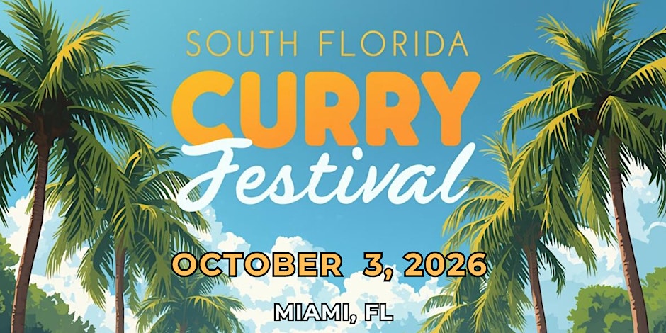 Folder de SOUTH FLORIDA CURRY FESTIVAL 2026