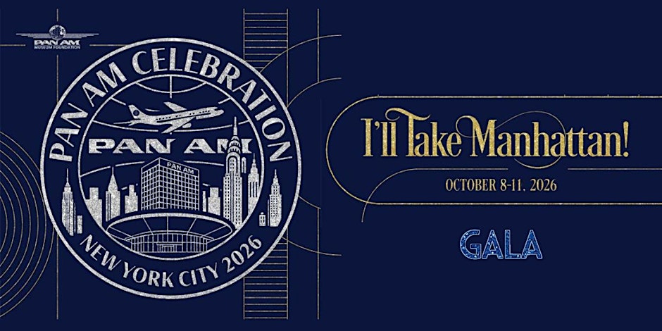 Folder de Pan Am Celebration Gala