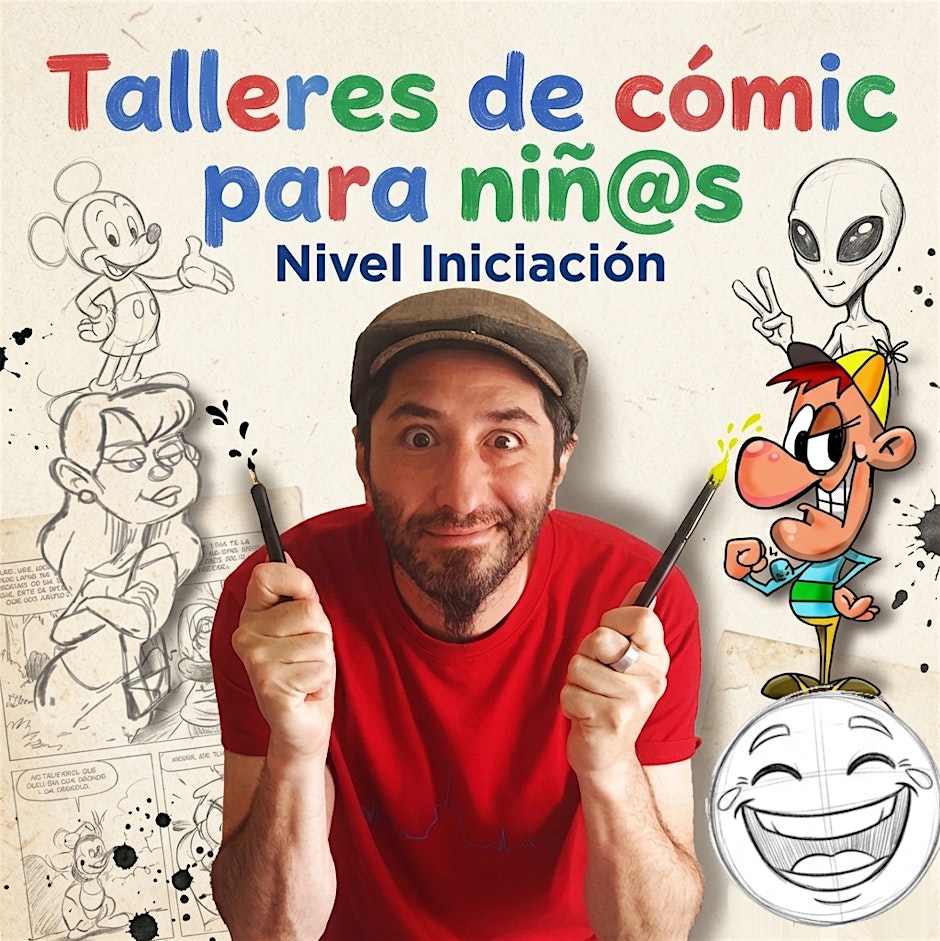 Folder de TALLERES JUNIOR DE CÓMIC - INICIAL - 11:00